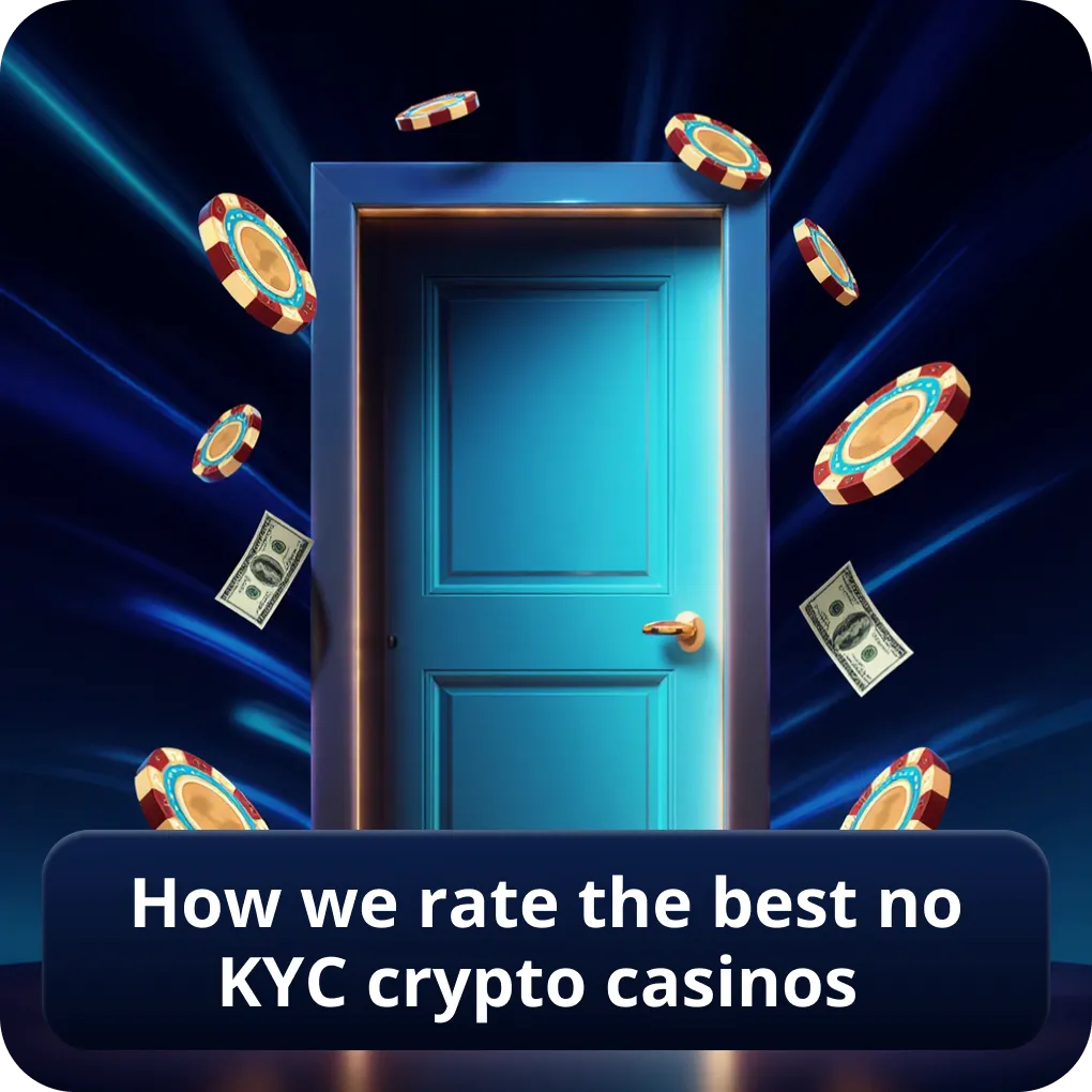 How we rate the best no KYC crypto casinos 